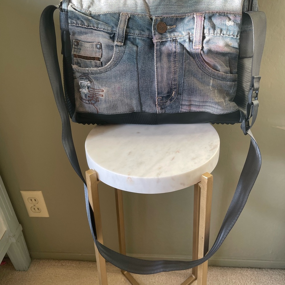 Denim Crossbody Bag